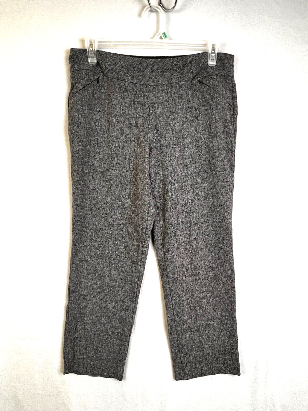 Investments Petite Pants Women's 12P Black Stretch Pockets Work Comfortable